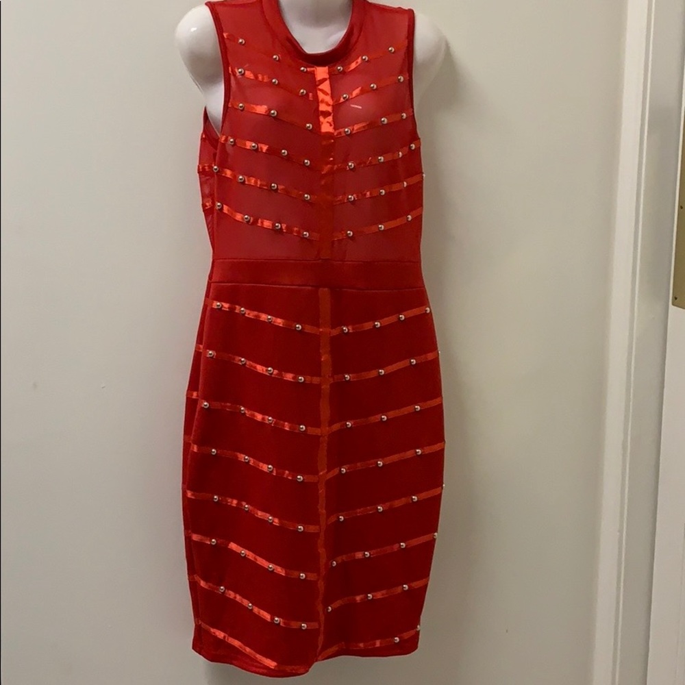 Red dress from Fashion Nova